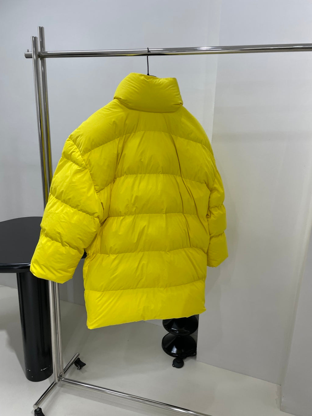 Balenciaga Men's Autumn and Winter Solid Color Letter Printed Single Breasted Zipper Long Sleeve Puffer Down Jacket #74481