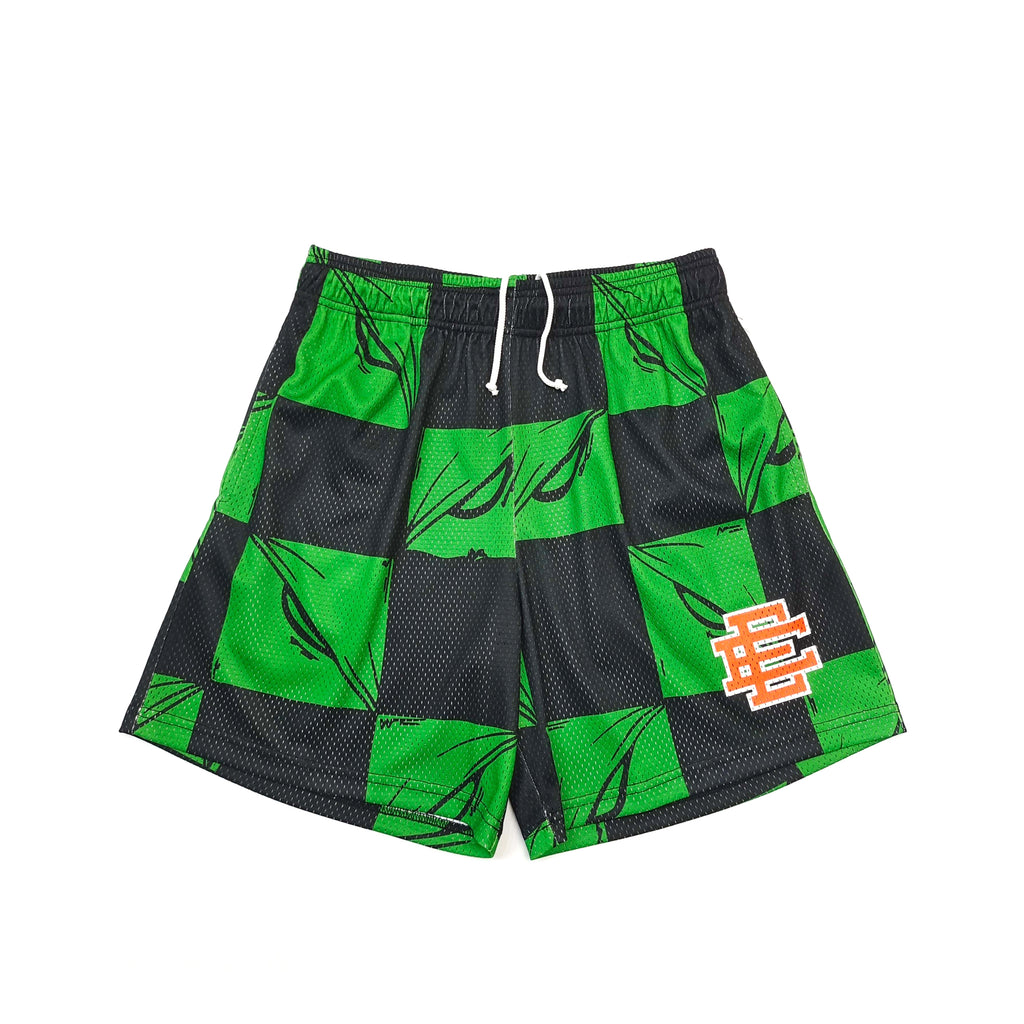 MattyBoy Eric Emanuel NY PopUp Men's Summer Graffiti Print Mesh Casual Lace-Up Shorts #76764