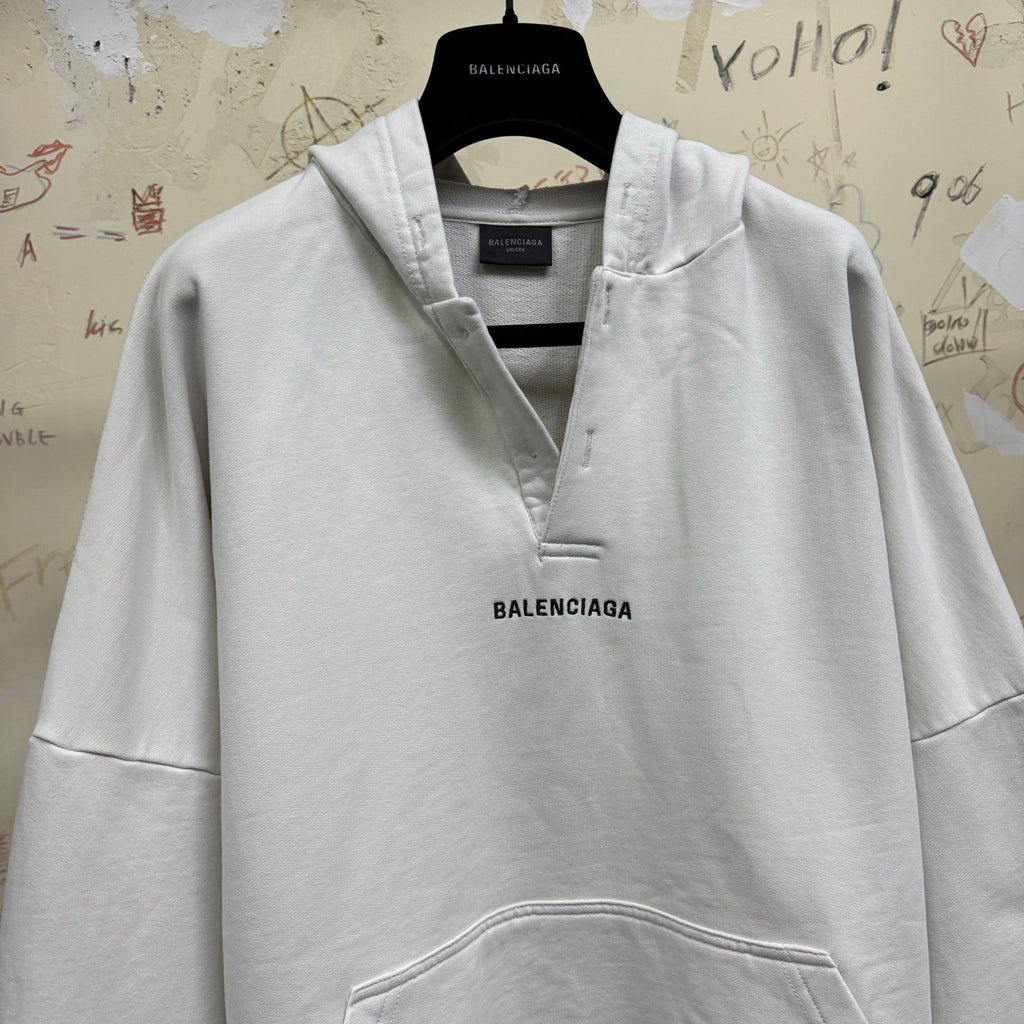 Balenciaga Polo Collar Hooded Sweatshirt #333810