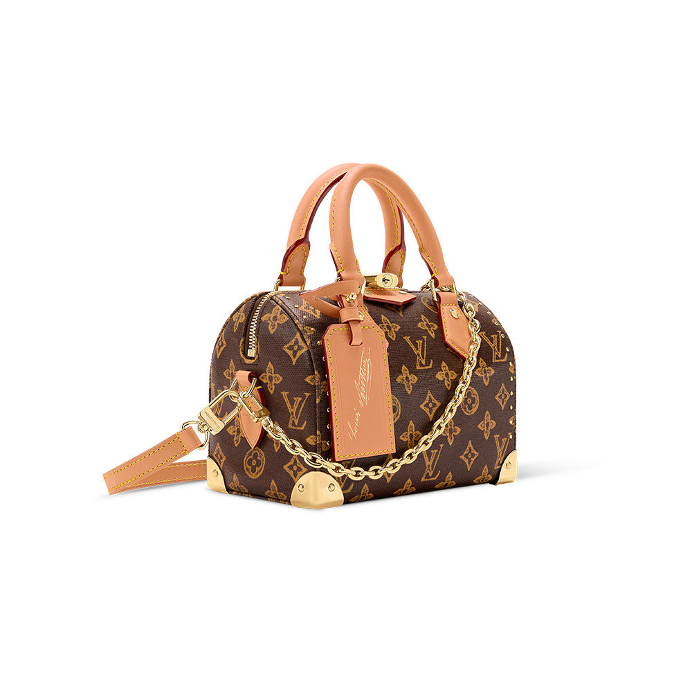 LOUIS VUITTON Speedy Trunk 20 Other Monogram Canvas Women Bags M28102 #377232