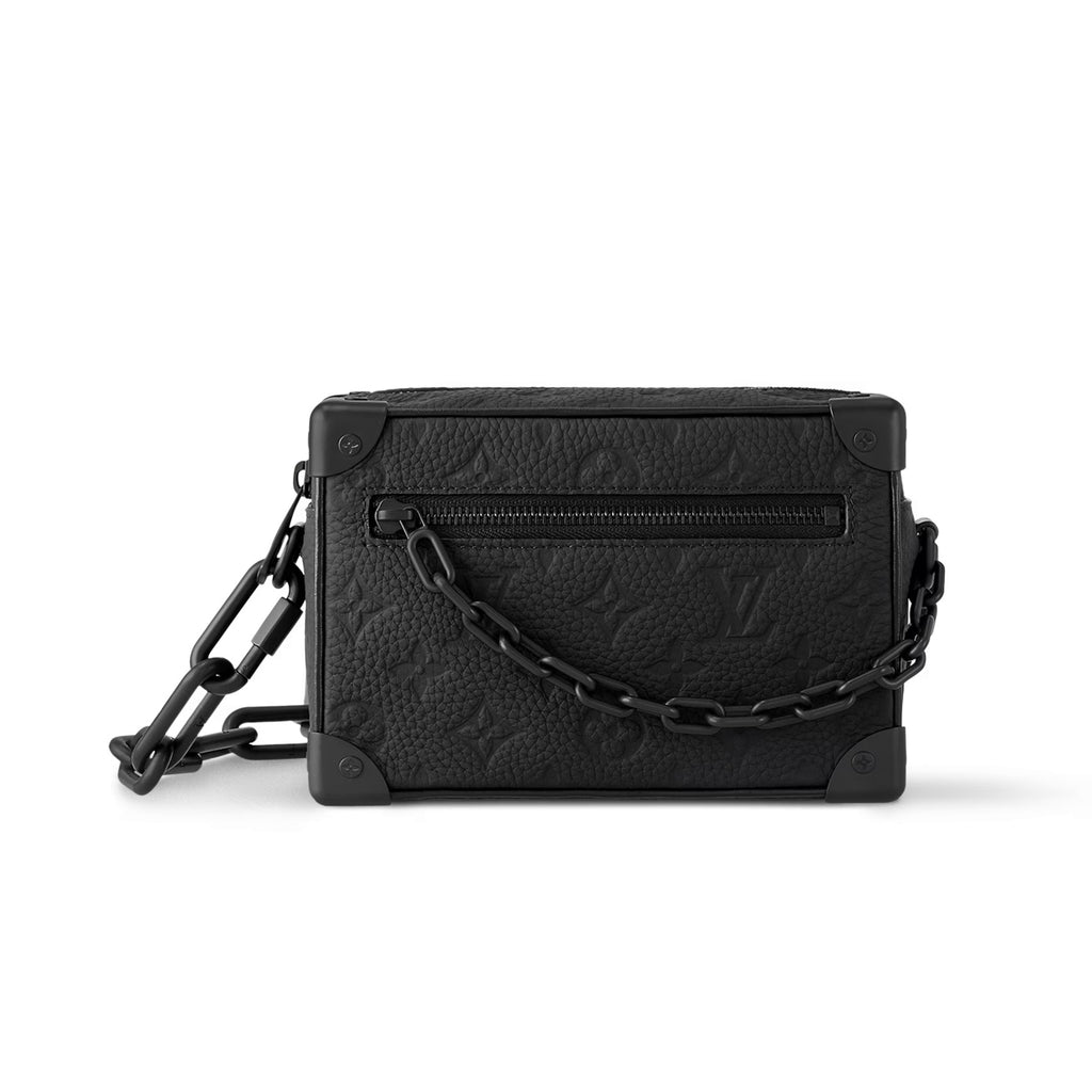 Louis Vuitton Mini Soft Trunk Men's Old Flower Cowhide Canvas Tote Shoulder Crossbody Bag Bags #75886