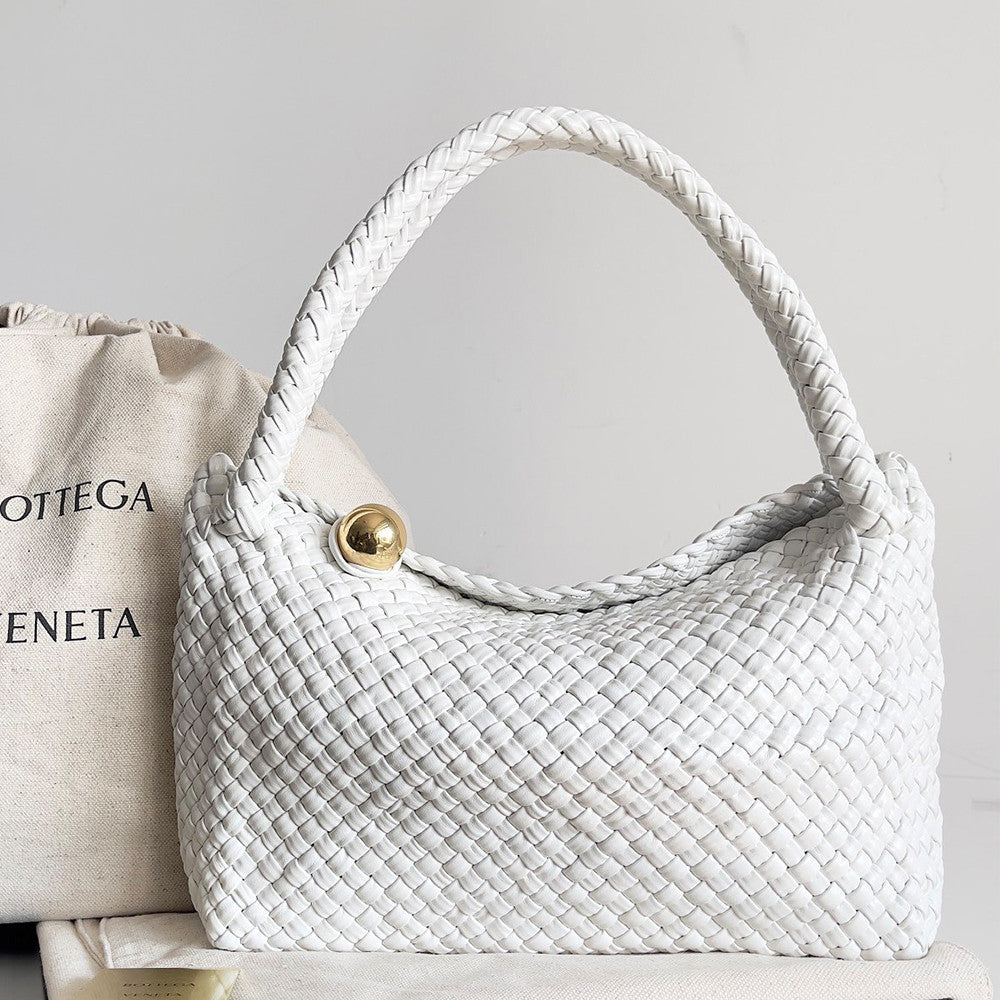 Bottega Veneta Tosca Shoulder Bag Intreccio-woven Leather Shoulder Bag Men's And Women's Sculptural Spherical Details A Classic Clutch Bags 716974V2EZ01019 #195277