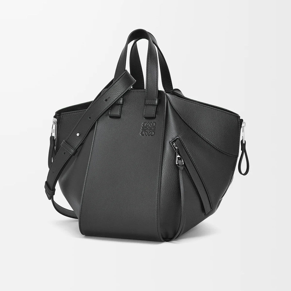 Loewe Small Hammock bag in classic calfskin Black#335867