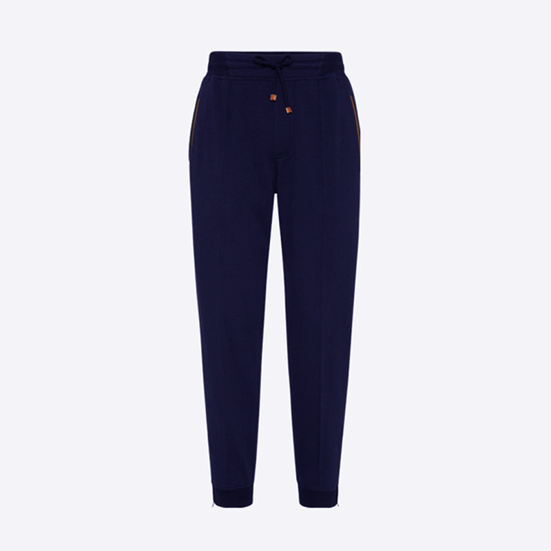 Brunello Cucinelli Men's Lace-up Sweatpants Four Seasons Solid Color Cotton Casual Drawstring Trousers Pants Ngvp #1767