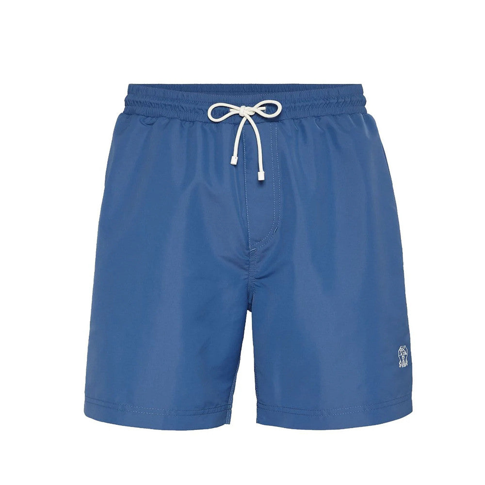 Brunello Cucinelli Men's Spring/Summer Fashion Solid Color Lace Up Casual Fit Swim Shorts Ngvp #8335