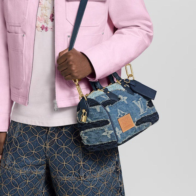 Louis Vuitton Men's Denim patchwork Premium 163c01 dynamic chip Shoulder bag Handbag Bags M15276 #193727