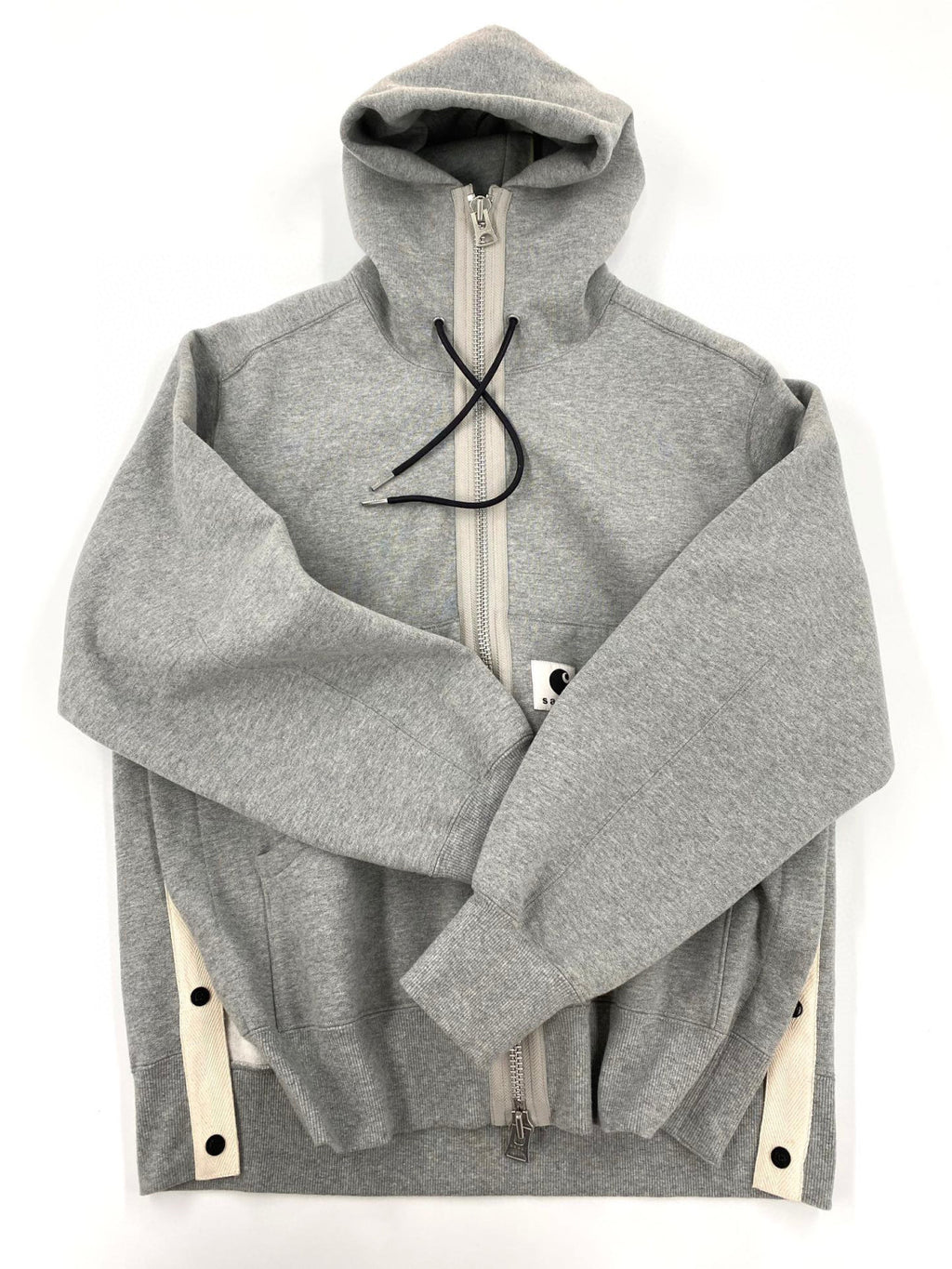 Sacai X CARHARTT Wip Hooded Long Sleeve Zipper Coat Jacket #21914