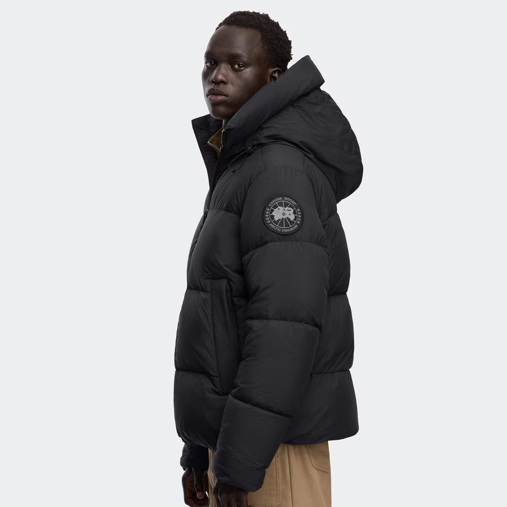 Canada Goose Crofton Men's And Women's Winter Fashion Casual Solid Color Hooded Zipper Windproof Nylon Hooded Down Jacket #79557