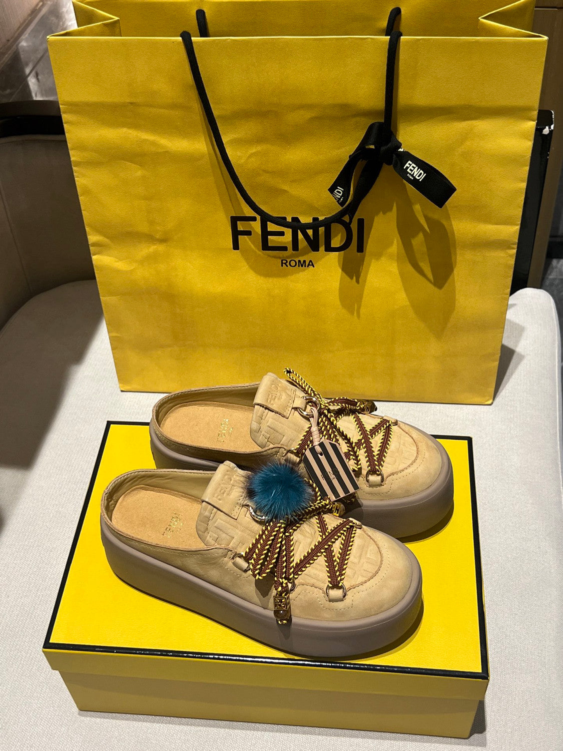 Fendi Apres Chic Leather Brown #335700