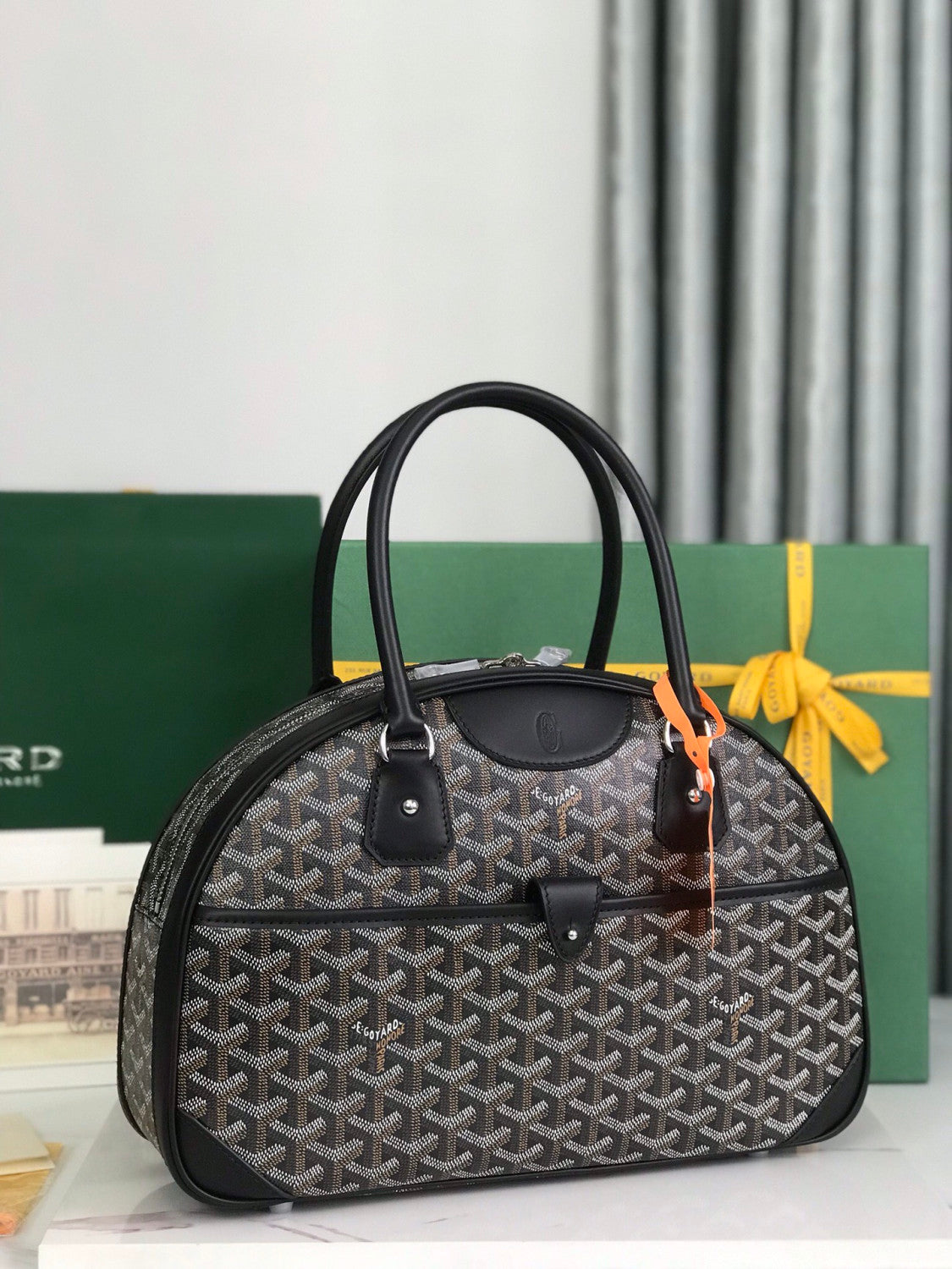 Goyard Large Bowling Bag Classic High-end Shoulder Bag Crossbody Bag Elegant Clutch Stylish Luxurious And Exquisite Bag Bags #196816