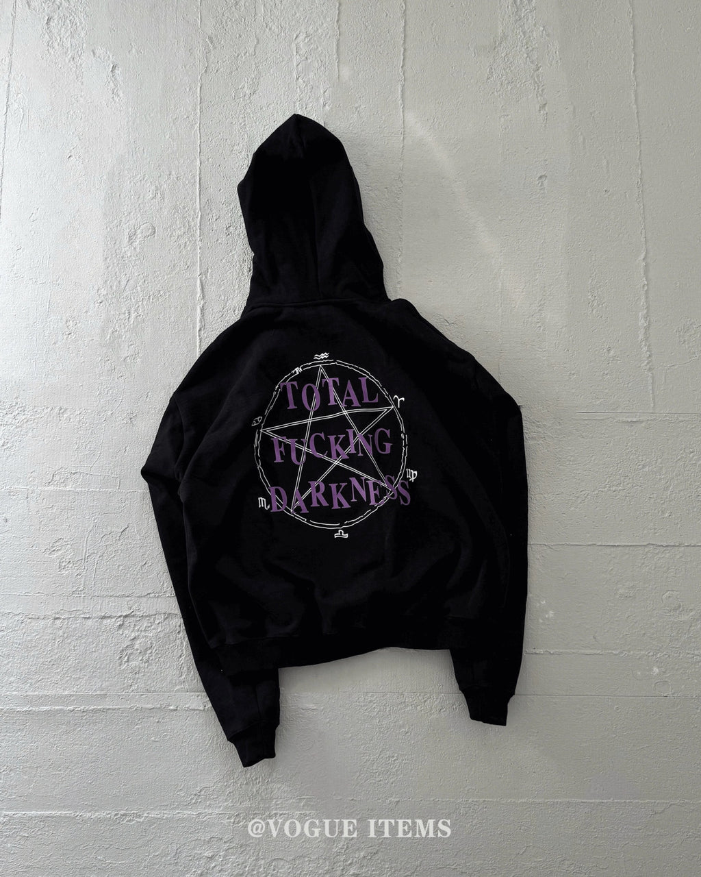 VETEMENTS Dark Pentagram Loose Hoodie #336736