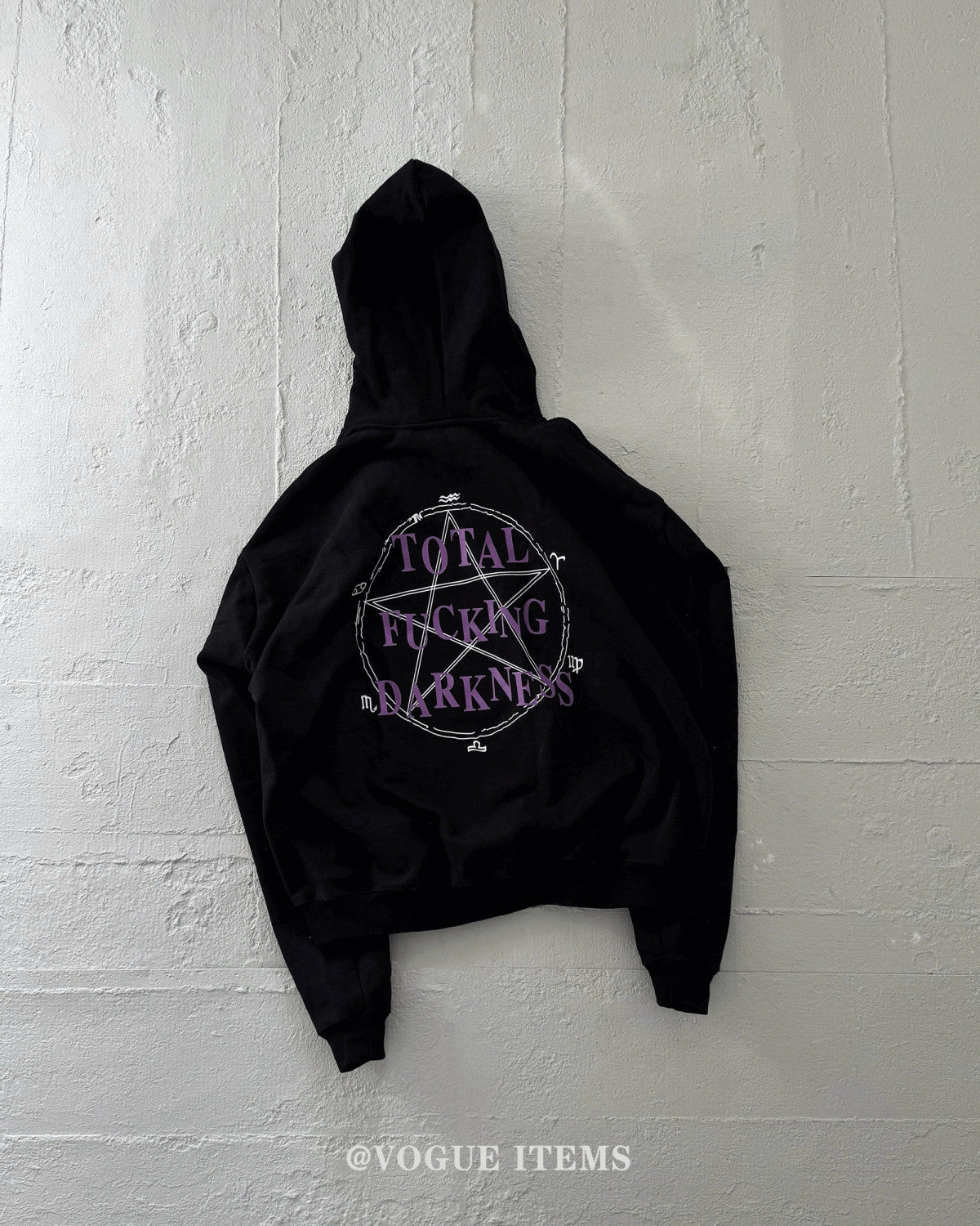 VETEMENTS Dark Pentagram Loose Hoodie #336736