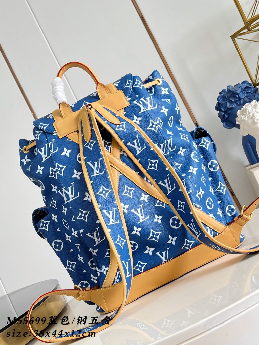 Louis Vuitton Christopher Monogram Taurillon Cow Leather Backpack #378127