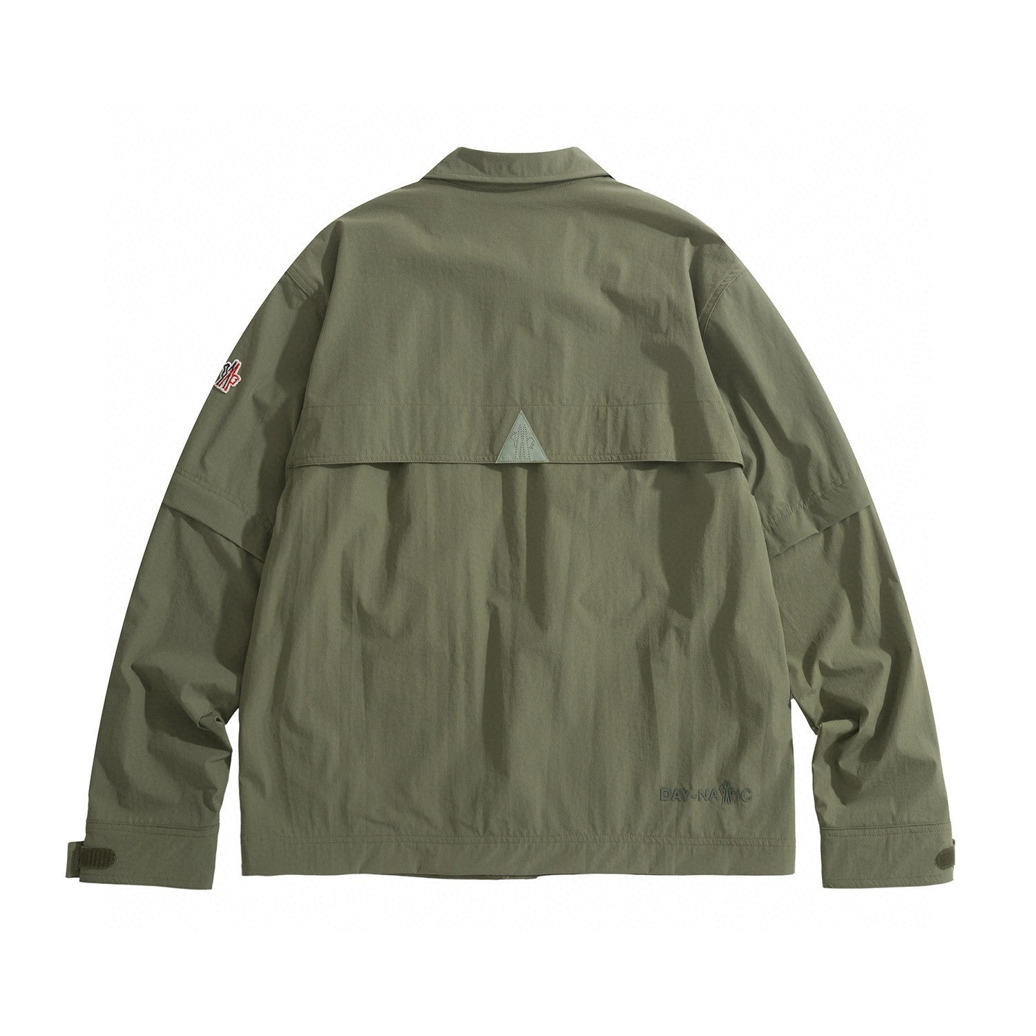 Moncler Men's Spring/Fall Casual Single-Breasted Solid Color Multi Pocket Detachable Sleeve Workwear Jacket #78895