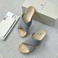 Brunello Cucinelli Men's Summer Solid Color Suede Leather Sandals Slippers Shoes #77385
