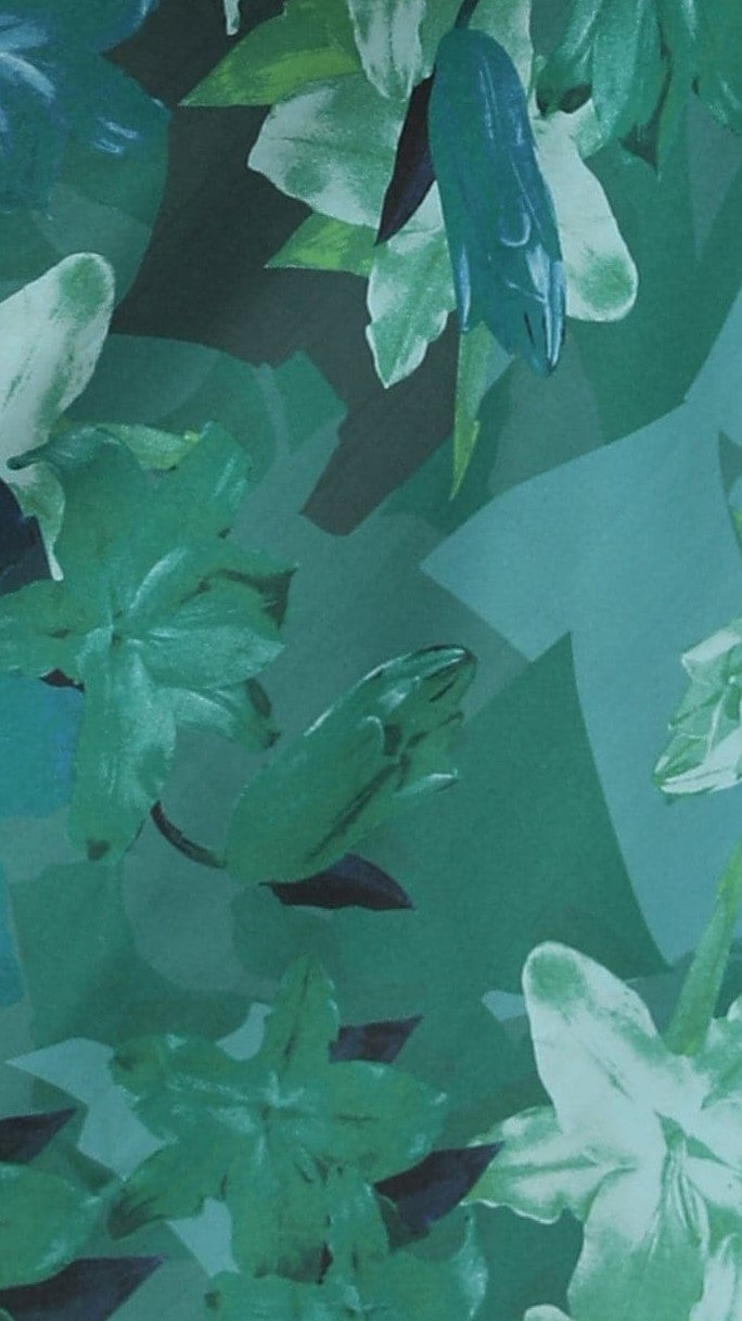 Miya Maxi Dress - Green Print