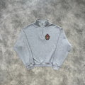 Corteiz Royal Crest Shorts Set Grey
