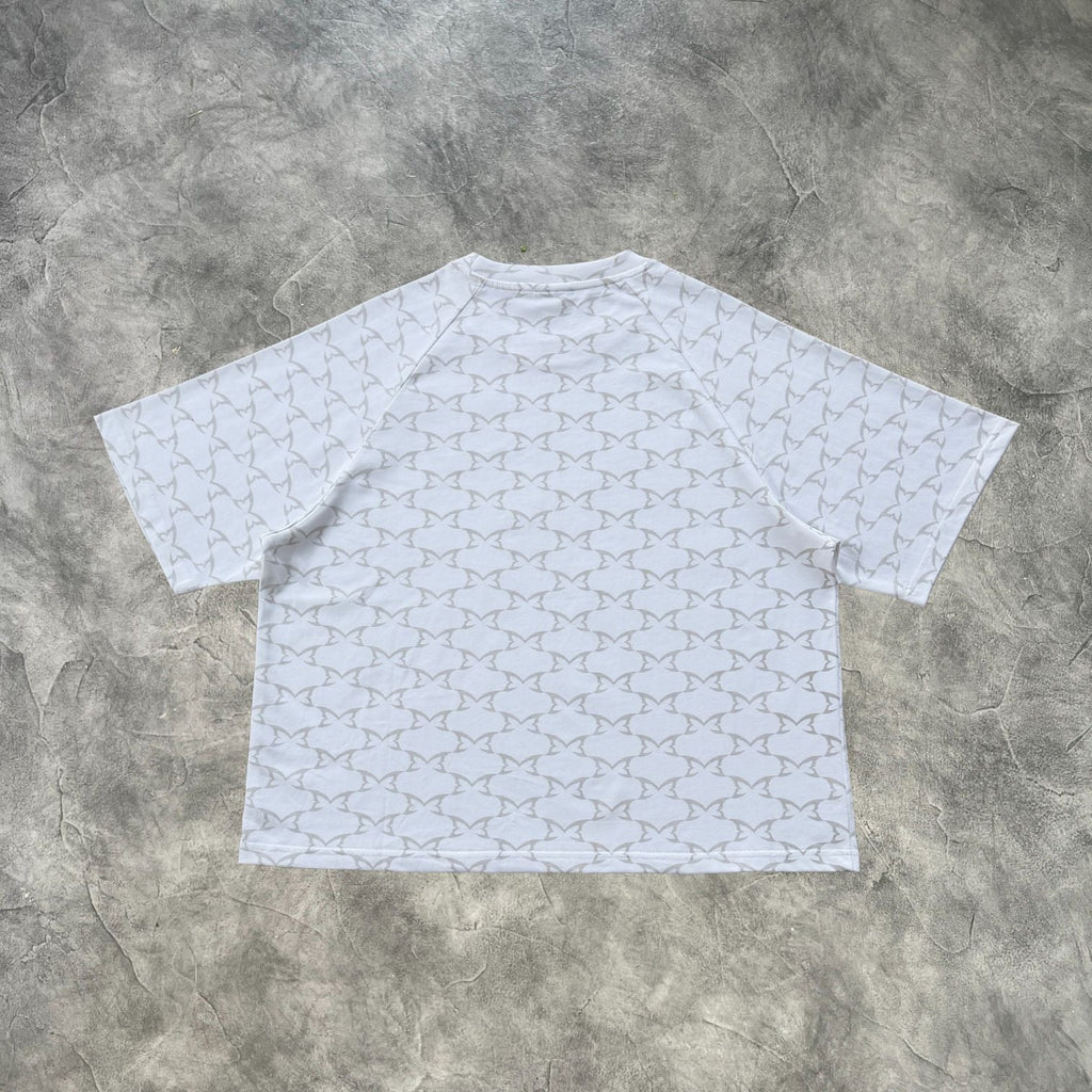 Mertra Butterfly Printed T-Shirt White