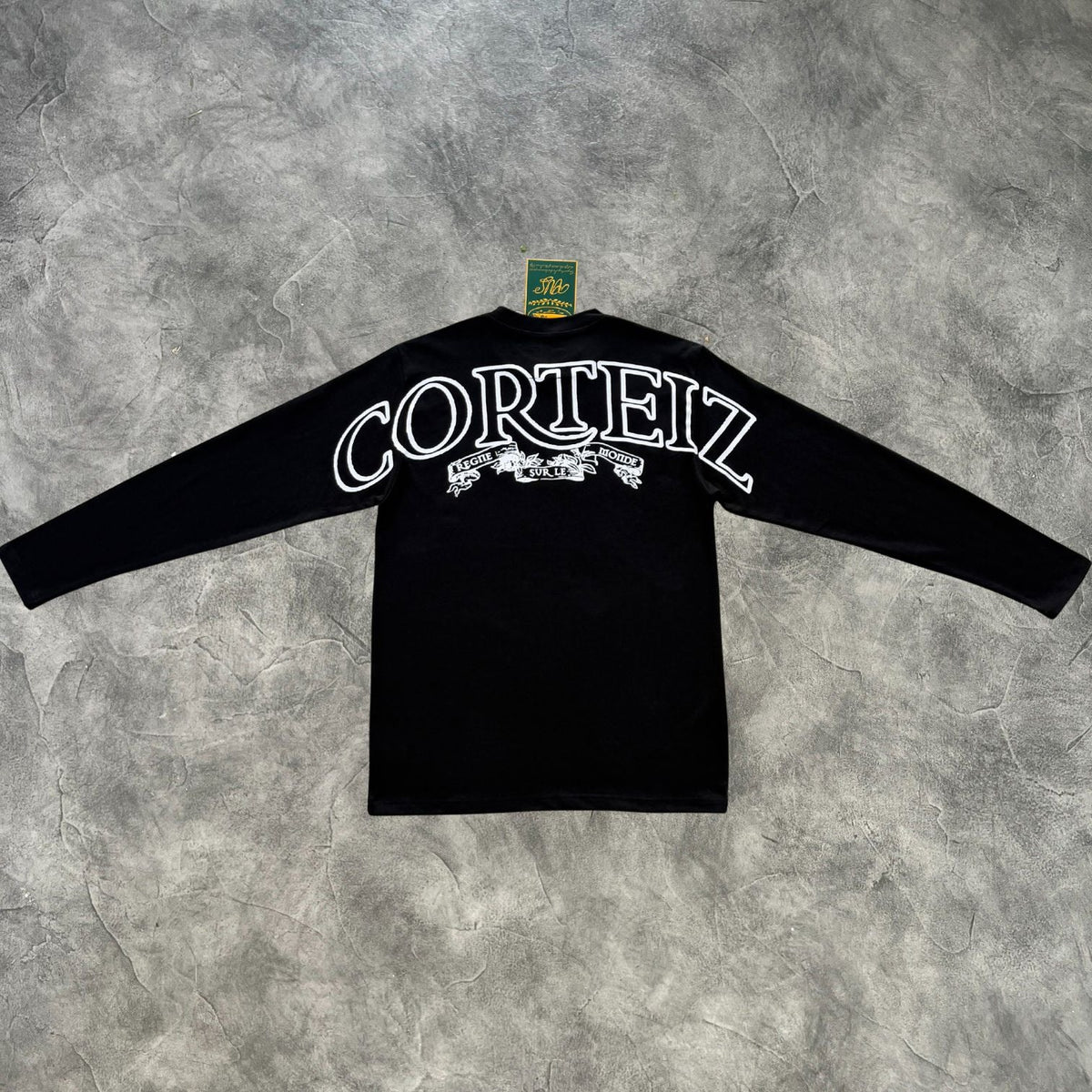 Corteiz Royale Heavyweight Long Sleeves T-Shirt Black