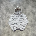 Mertra Snake Skin Printed Zip-Up Hoodie