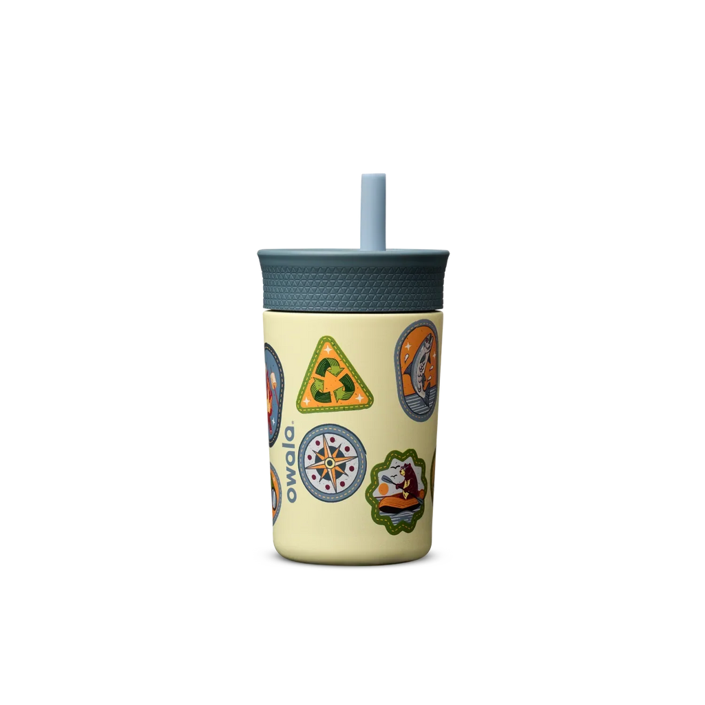 Owala Kids' Tumbler Spill resistant. Easy to clean. BPA free.