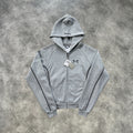 Mertra Reflective Striped Tracksuit Grey