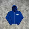 Corteiz Zip-Up Hoodie Blue