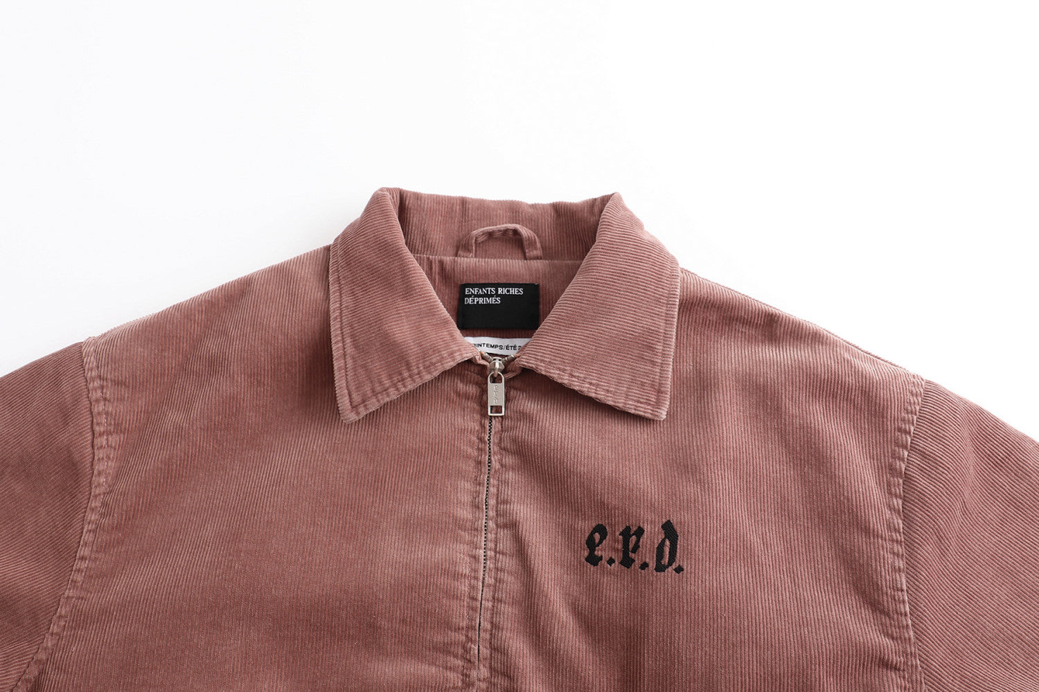 Enfants Riches Deprimes Men's Spring/fall Fashion Casual Lapel Zipper Embroidered Logo Print Drop Shoulder Long Sleeve Jacket #78544