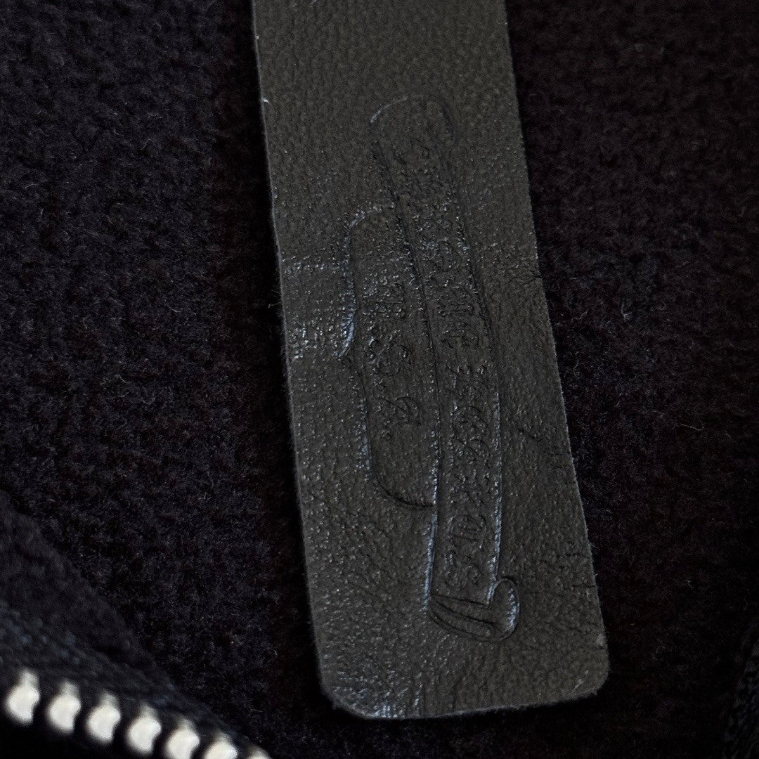 Chrome Herats Polar Fleece Zip Stand Collar Sweatshirt#335654