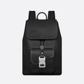 Dior Men's Solid Color Adjustable Shoulder Strap Flap Drawstring Closure Grained Cowhide Shoulder Bag Bags #75297
