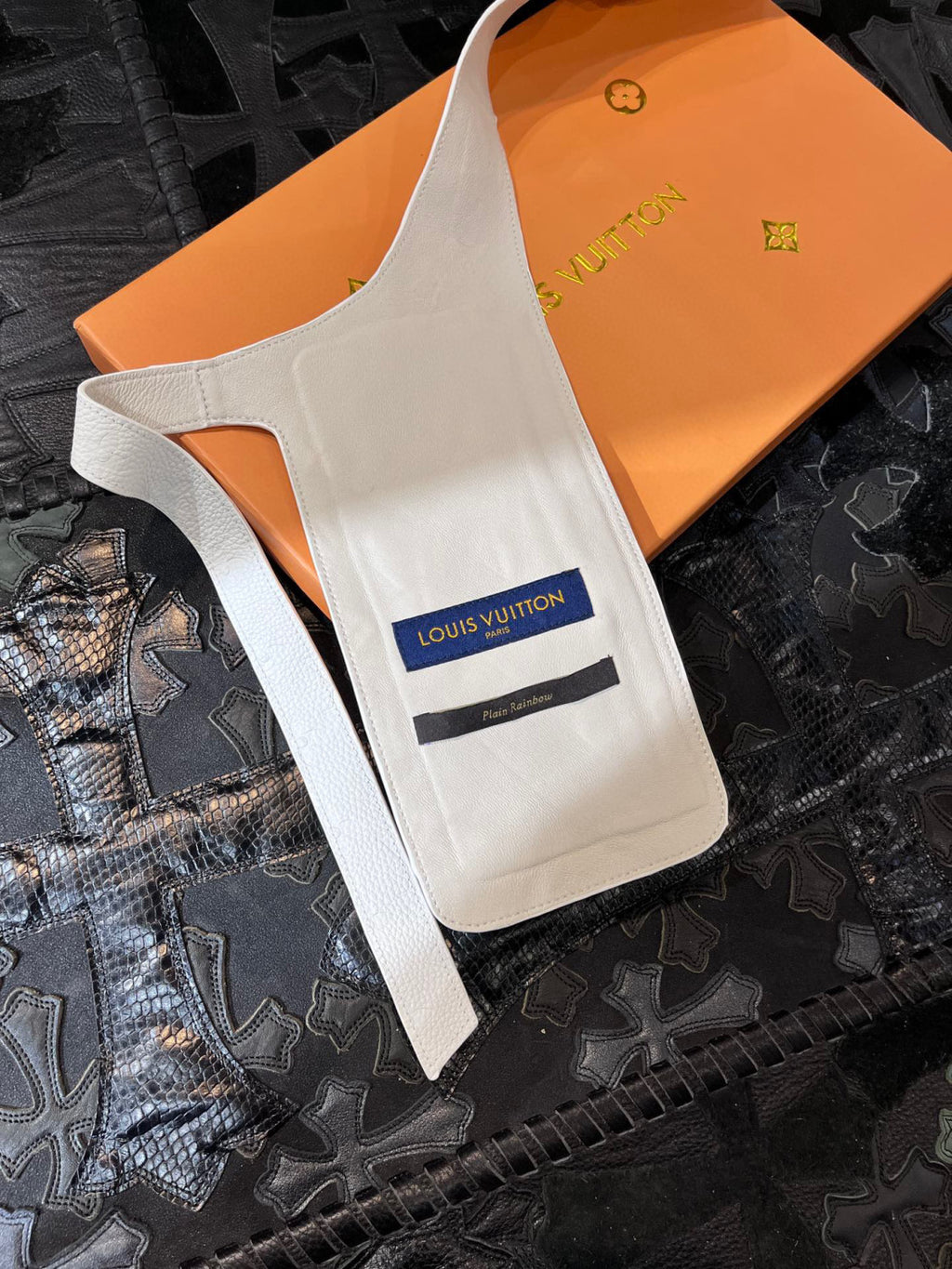Louis Vuitton Leather Printed Vest With Accessories #22172