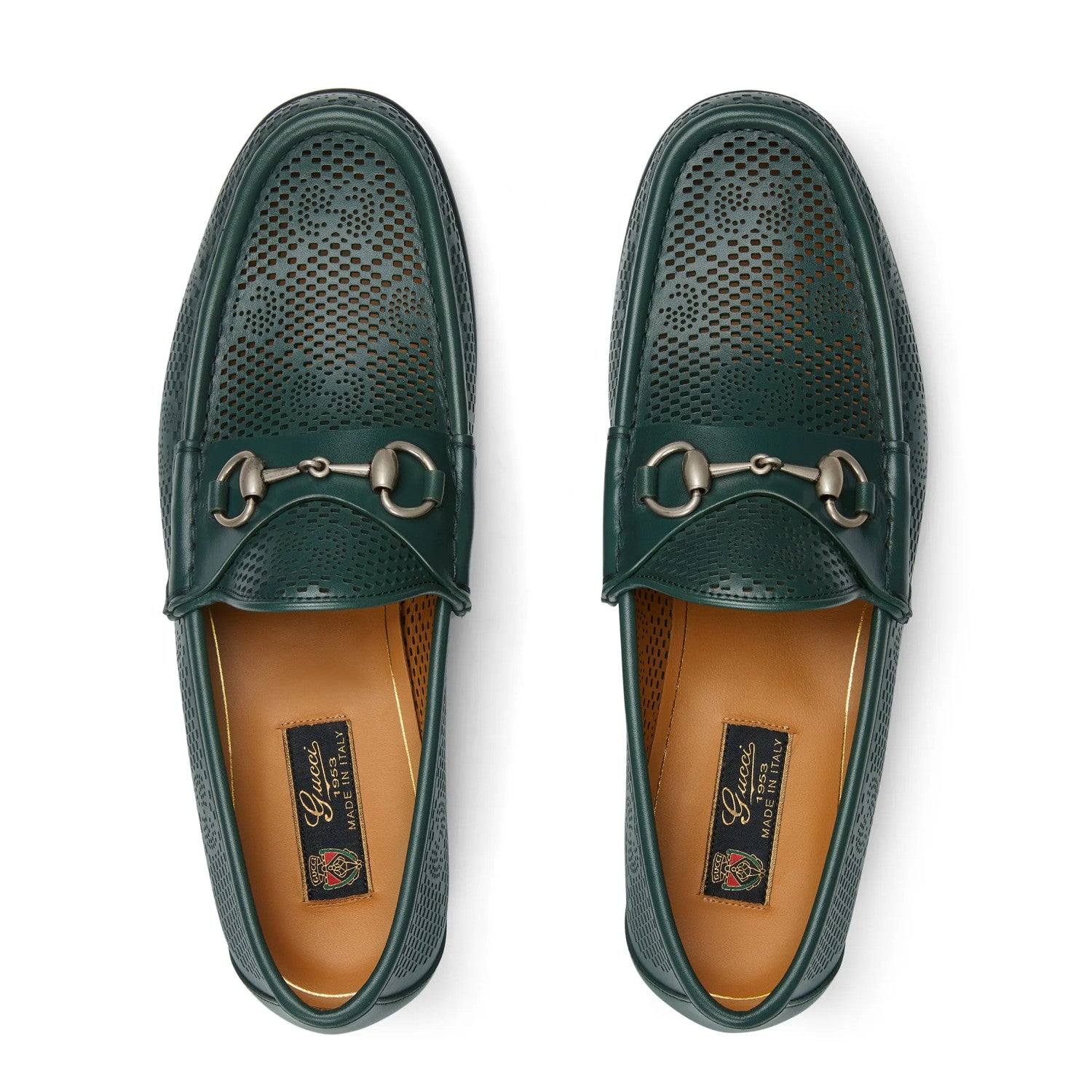 Gucci Decorative Horsebit Buckle Men's Loafers Spring And Summer Fashion Hollow Out Comfortable Breathable Flat Shoes #76854