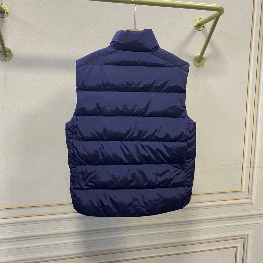 Prada Striped Sleeveless Down Vest #22111
