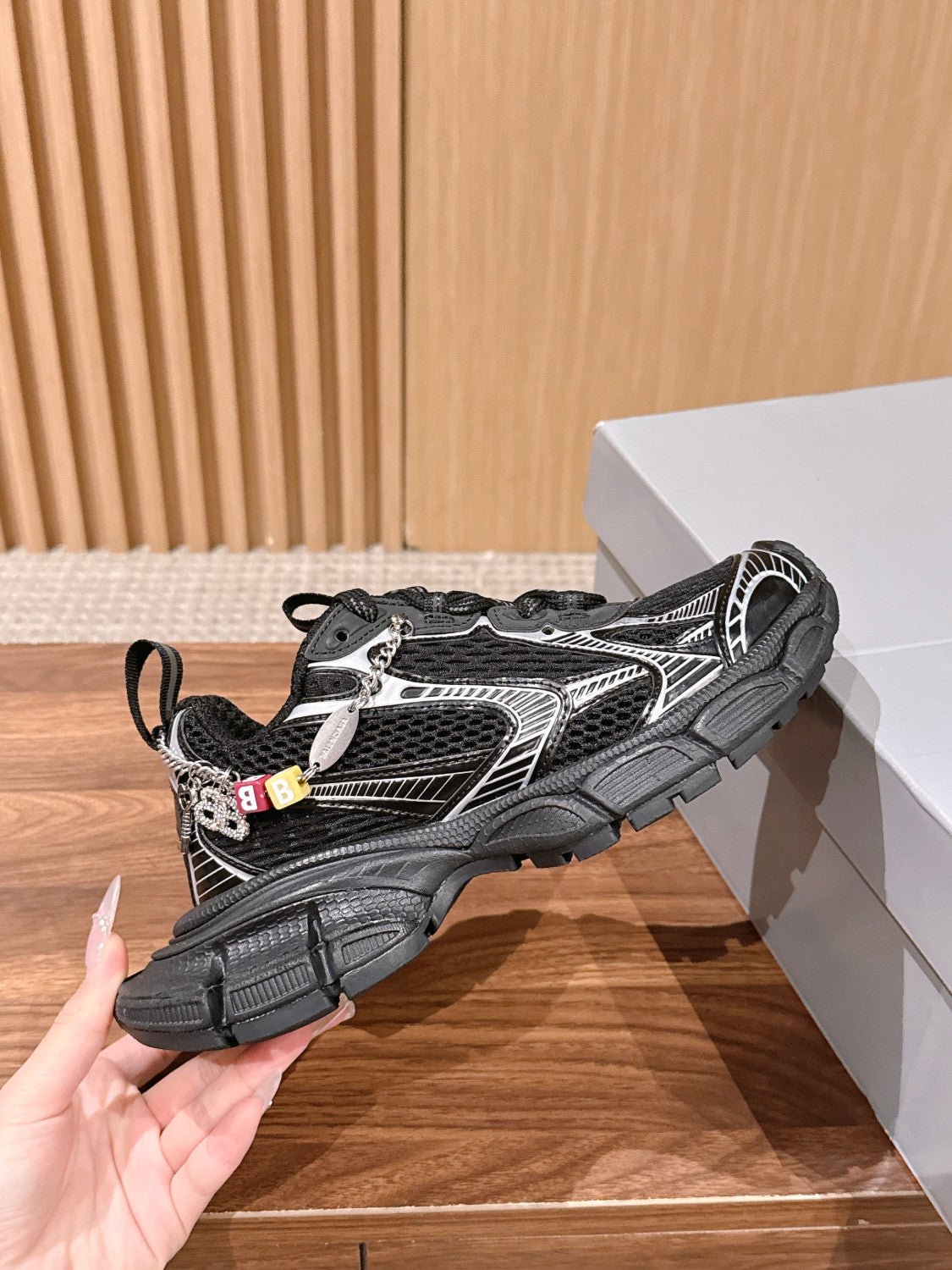 Balenciaga 3xl Gradient Sneaker With Charms#381666