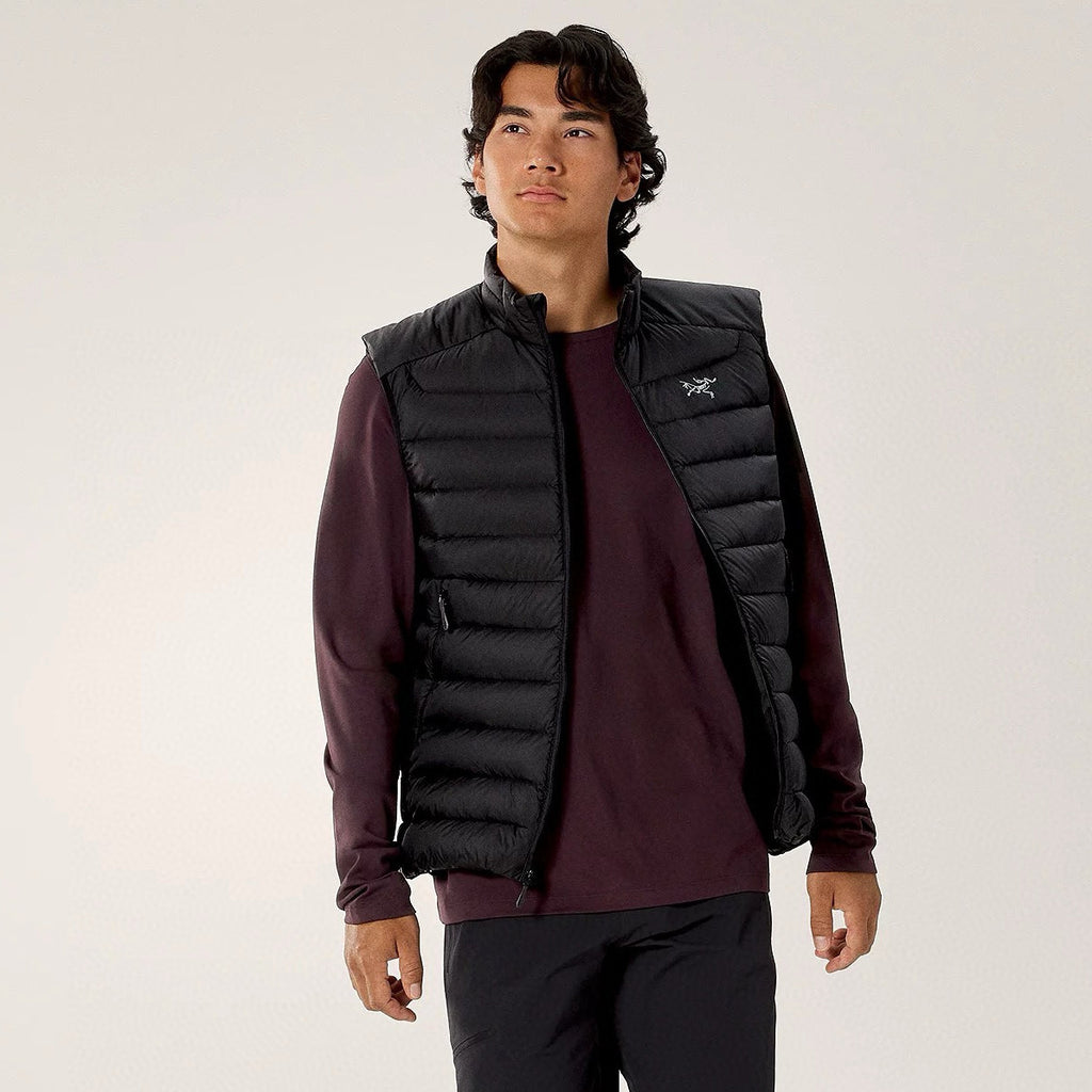Arcteryx Men's Fall/Winter Fashion Casual High Neck Zipper Sleeveless Thermal Vest #79431