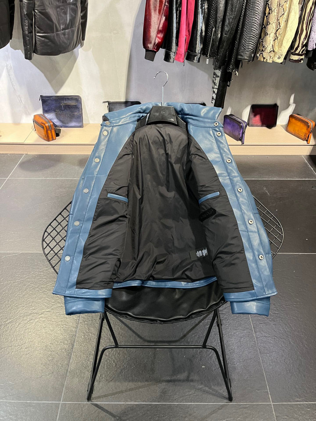 Tom Ford Leather Puffer Down Jacket Ngvp #6822