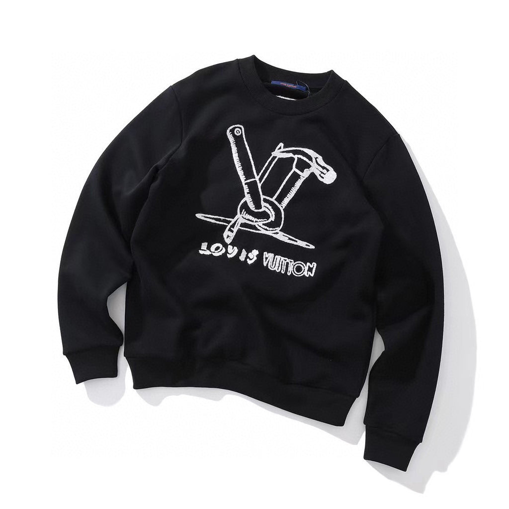 Louis Vuitton Knitted Crew Neck Pullover Sweater #96125