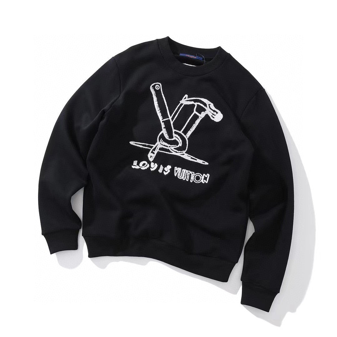 Louis Vuitton Knitted Crew Neck Pullover Sweater #96125