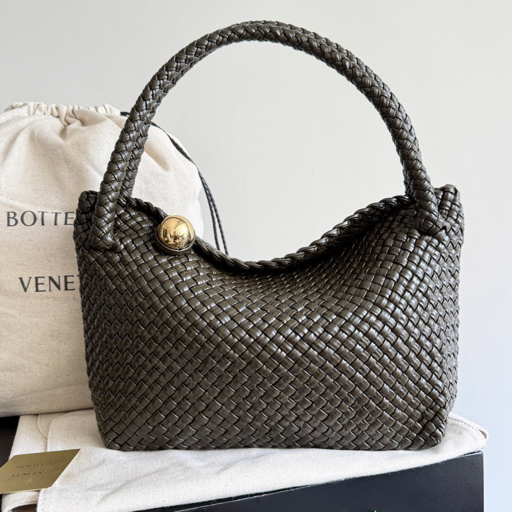 Bottega Veneta Tosca Shoulder Bag Intreccio-woven Leather Shoulder Bag Men's And Women's Sculptural Spherical Details A Classic Clutch Bags 716974V2EZ01019 #195277