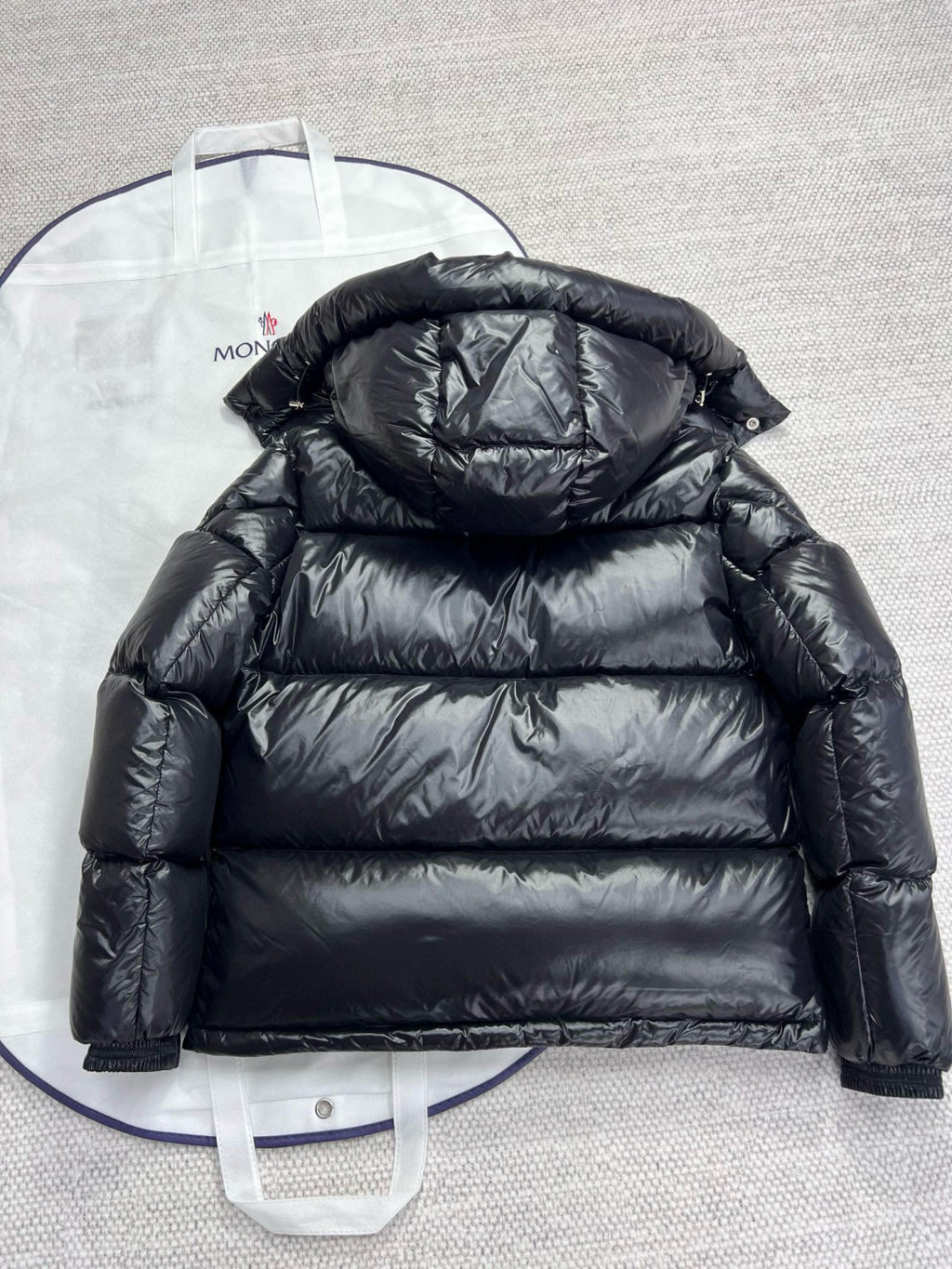 Moncler Men's Winter Standing Collar Hooded Zip Puffer Down Jacket Coat #97559