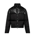 Louis Vuitton Patchwork Leather Puffer Down Jacket #96684