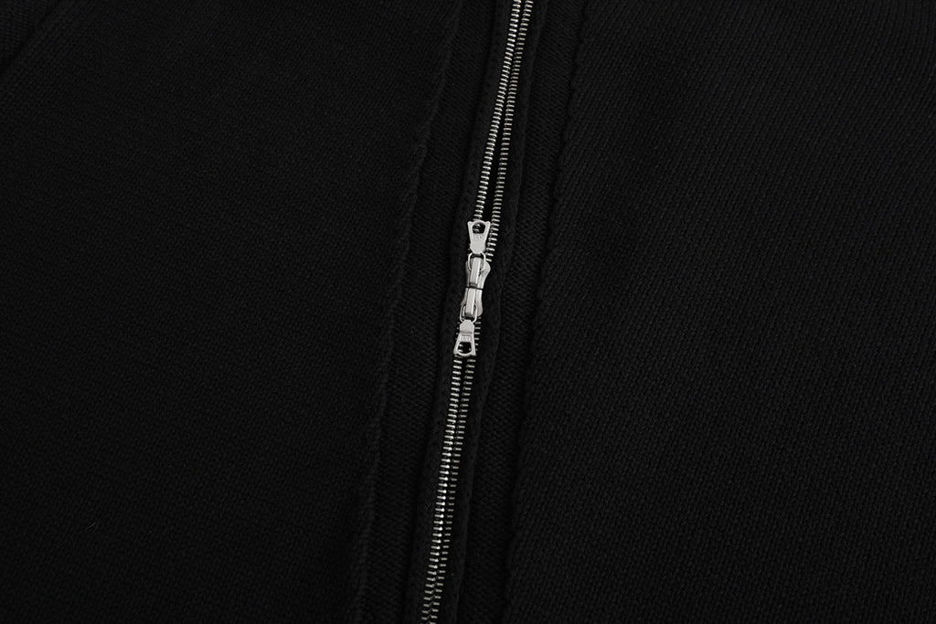 Dries Van Noten DVN Men's Spring And Autumn Winter Zipper Stand up Collar Knitted Solid Color Long Sleeve Sweater Ngvp #2552