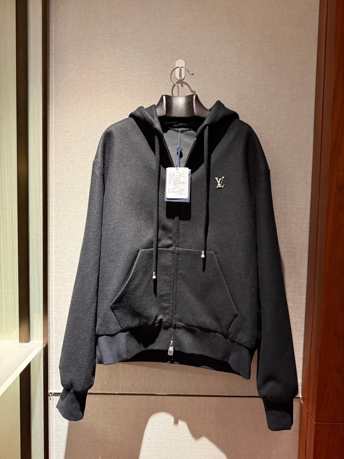 Louis Vuitton Tailored Technical Wool Hooded Blouson #334039