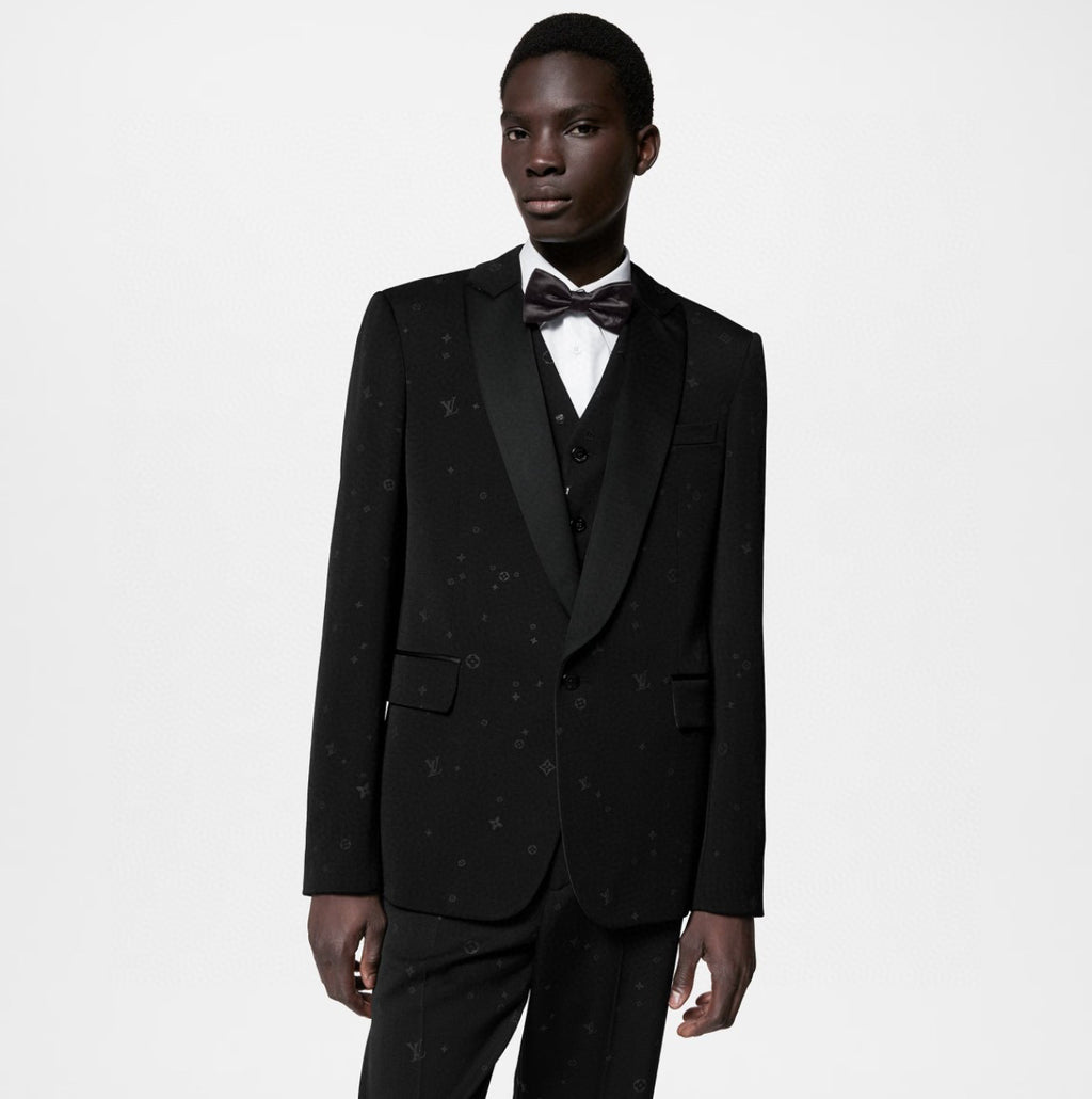 Louis Vuitton Men's All Season Starry Night Single-Breasted Wool Tuxedo Jacket Pants Set Suit #96892