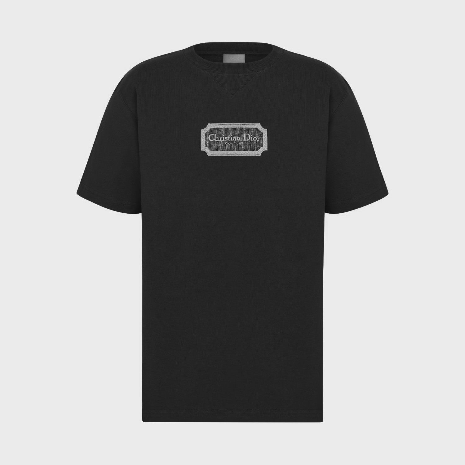 Dior Men's Summer Embroidered Logo Solid Colour Round Neck Cotton Short Sleeve T-Shirt #97793
