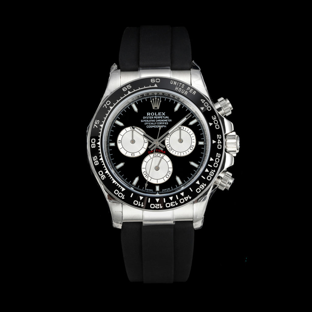 Rolex Men's Classic Solid Color Strap Round Dial Classic Fashion Automatic Mechanical Watch #78121