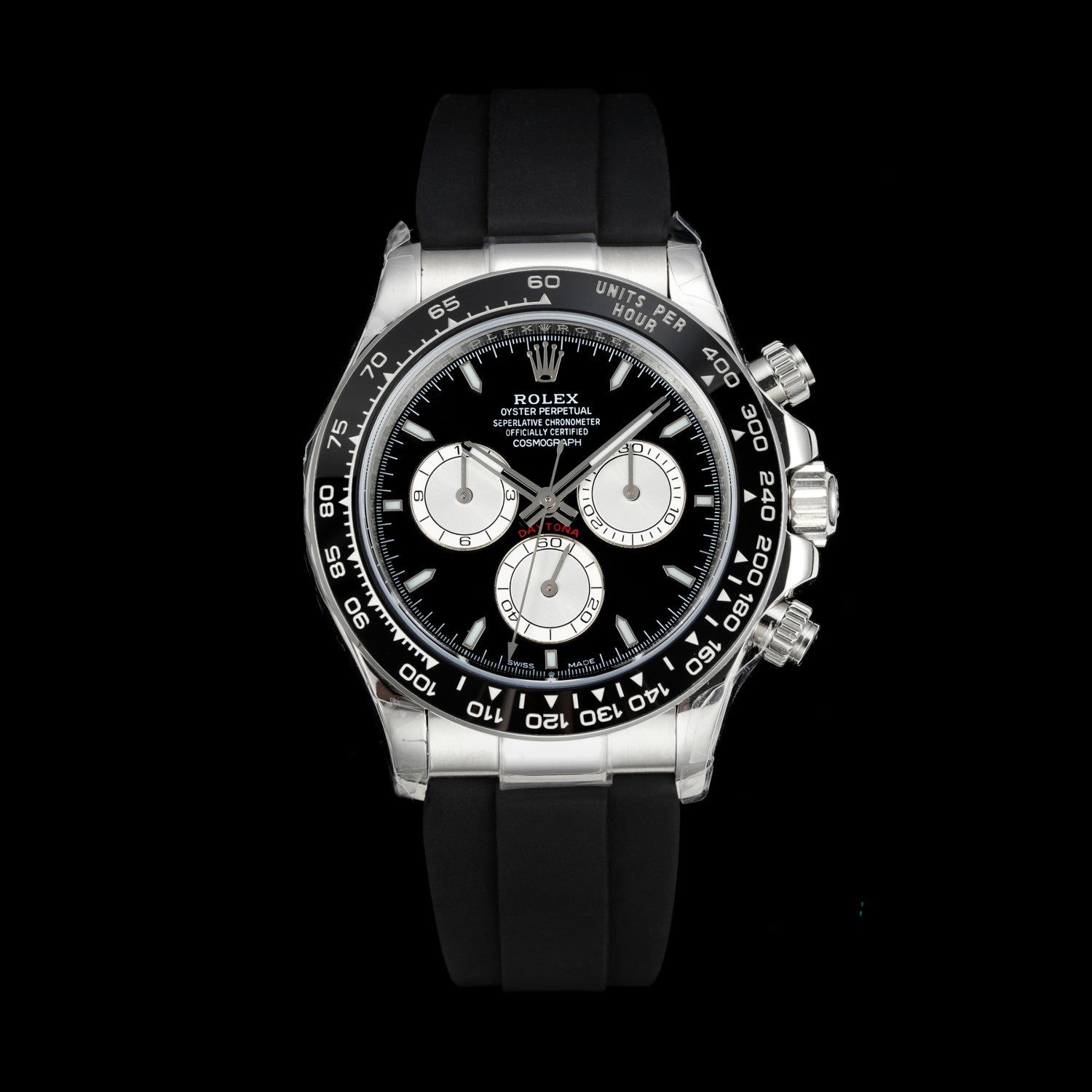 Rolex Men's Classic Solid Color Strap Round Dial Classic Fashion Automatic Mechanical Watch #78121