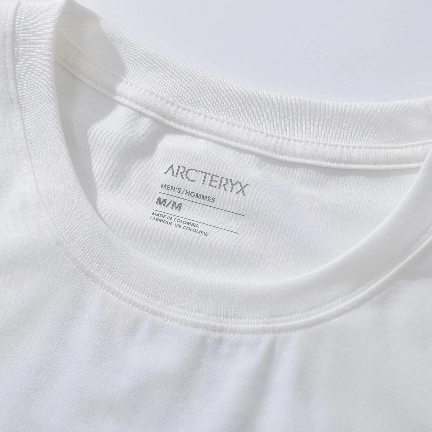 Arcteryx Men's And Women's Summer Solid Color Logo Pattern Printing Round Neck Short Sleeve T-shirt #76196