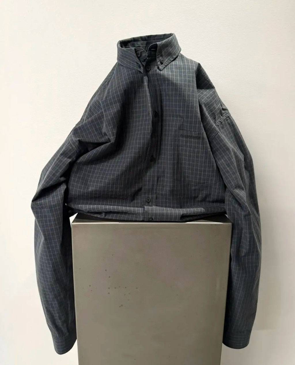 Balenciaga Men's Plaid Single Breasted Long Sleeve Shirt Style Shoulder Bag Bags #75872