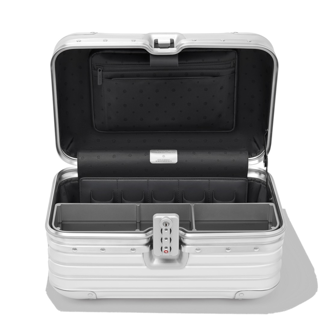 RIMOWA Aluminum Travel Vanity Case in Silver #379431